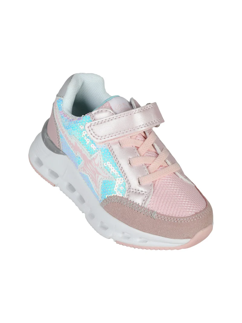 Sneakers da bambina con strappo - rosa