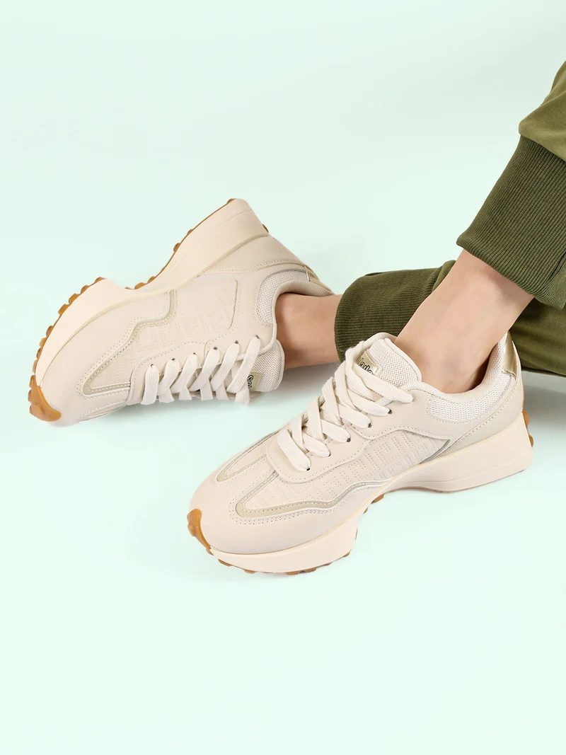 Sneakers da donna - beige
