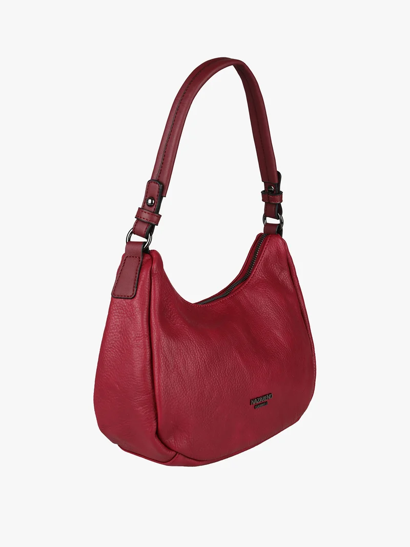 Borsa mini hobo da donna - rosso