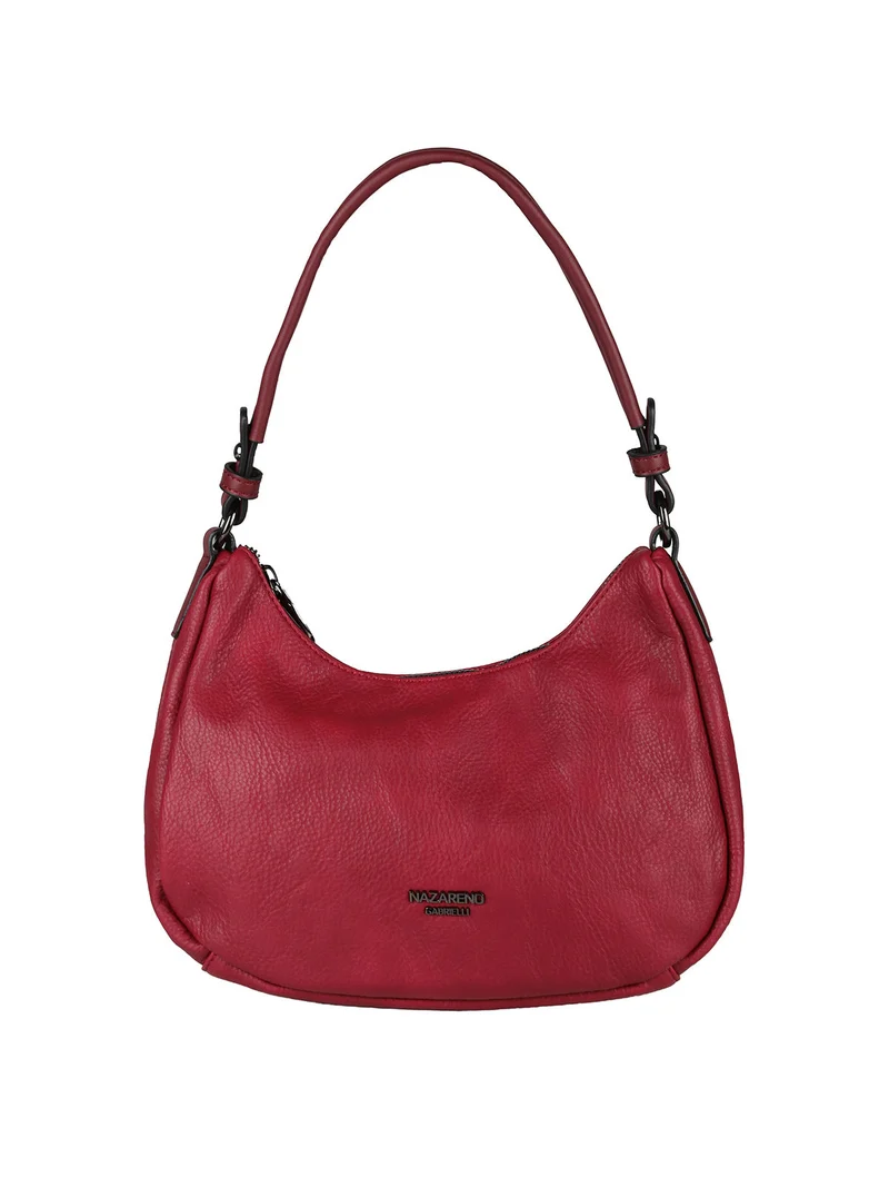 Borsa mini hobo da donna - rosso