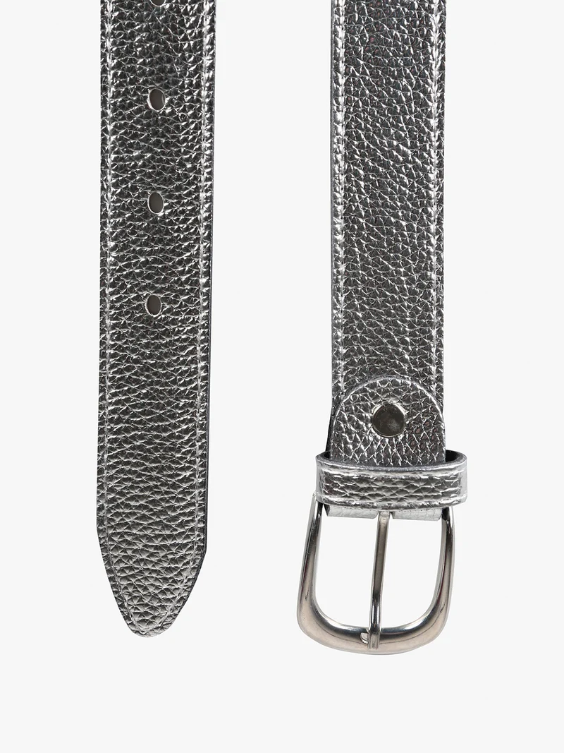Cintura donna con fibbia - argento