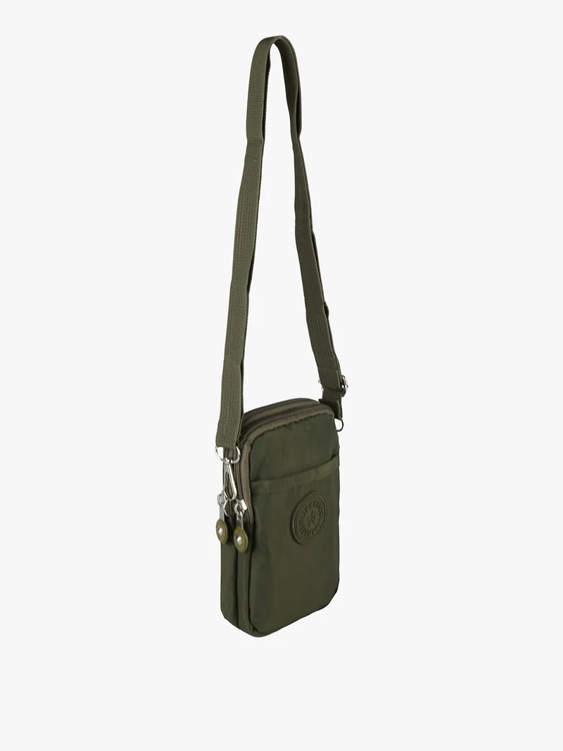 Mini borsello da donna a tracolla in nylon - militare