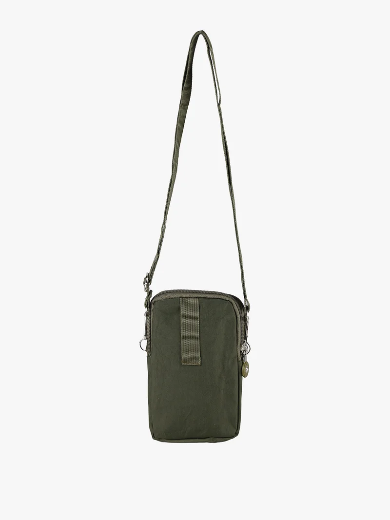 Mini borsello da donna a tracolla in nylon - militare