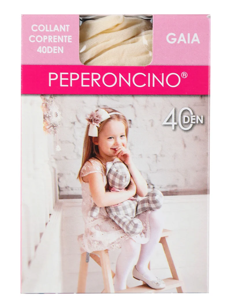 Collant coprente bambina 40 DENARI - panna