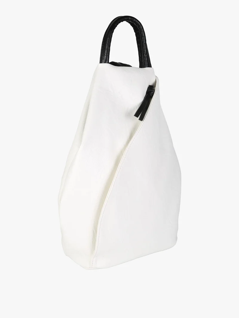 Zaino da donna in ecopelle - bianco