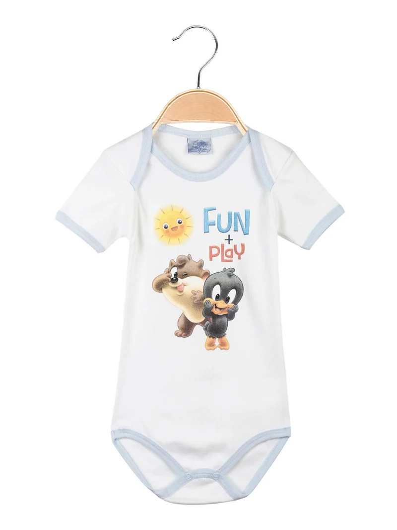 Body neonato manica corta - bianco