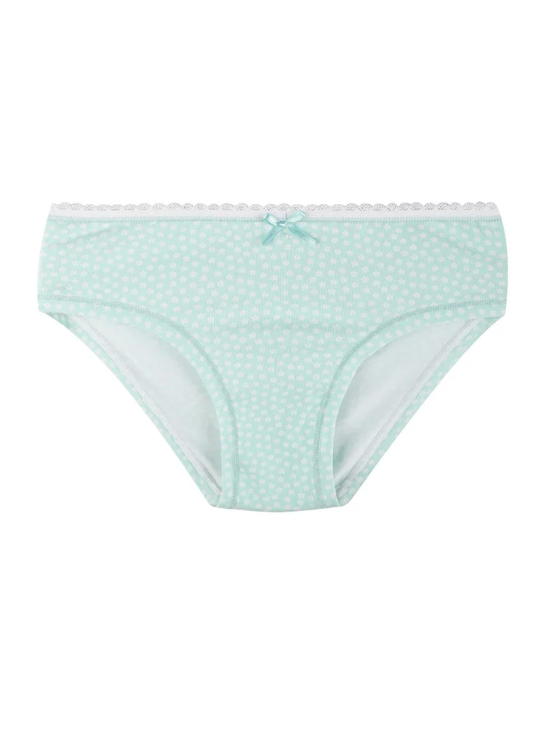 Slip bambina con stampe - verde chiaro