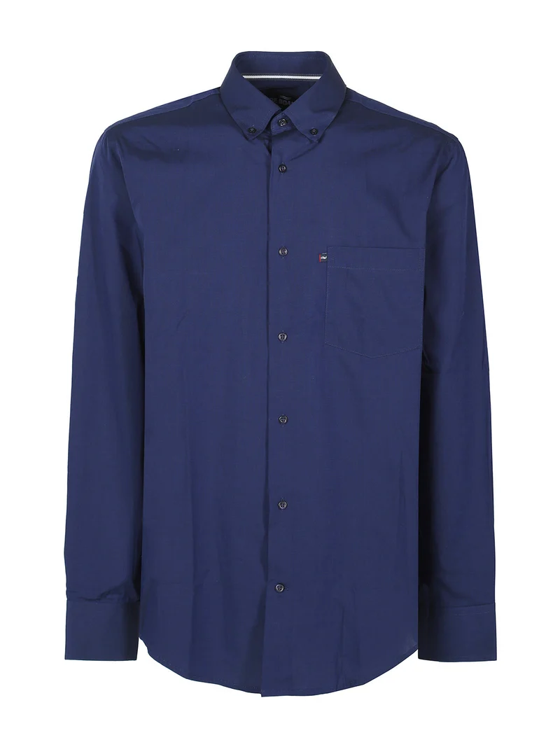 Camicia da uomo a maniche lunghe regular fit - blu