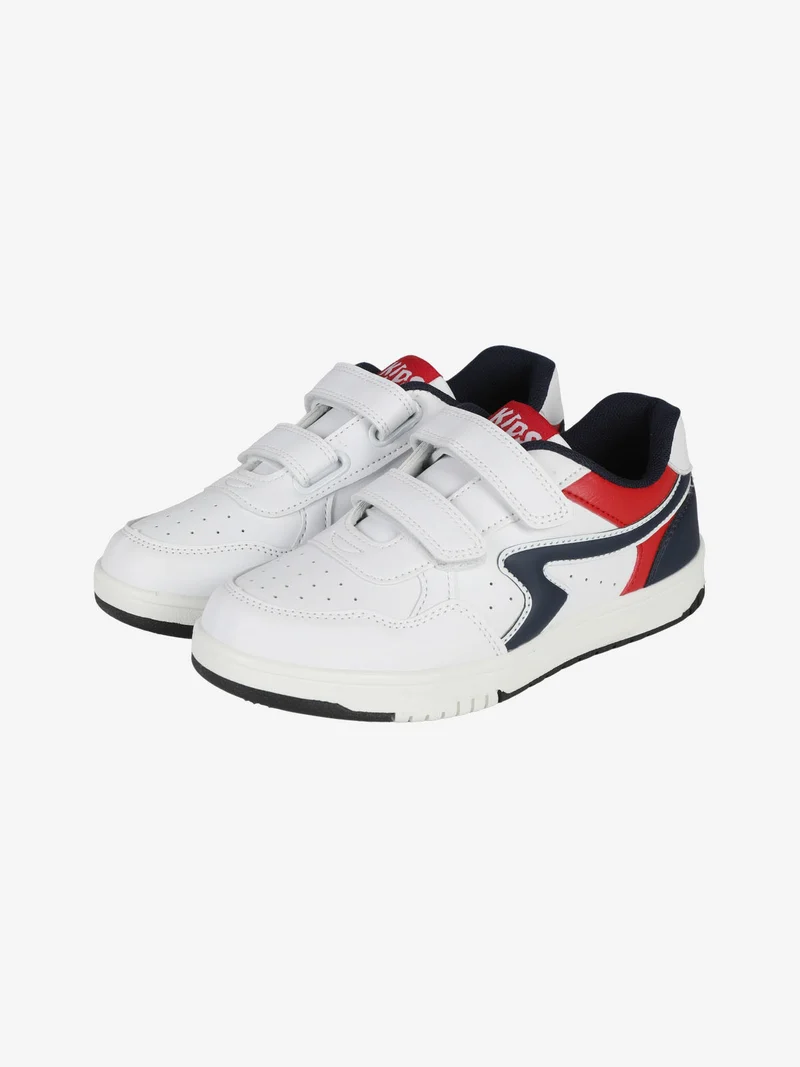 Sneakers da bambino con strappi - bianco