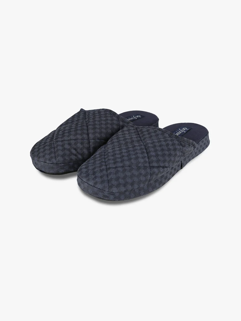 Pantofole uomo in tessuto - blu scuro