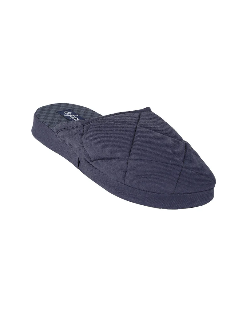 Pantofole uomo in tessuto - blu scuro