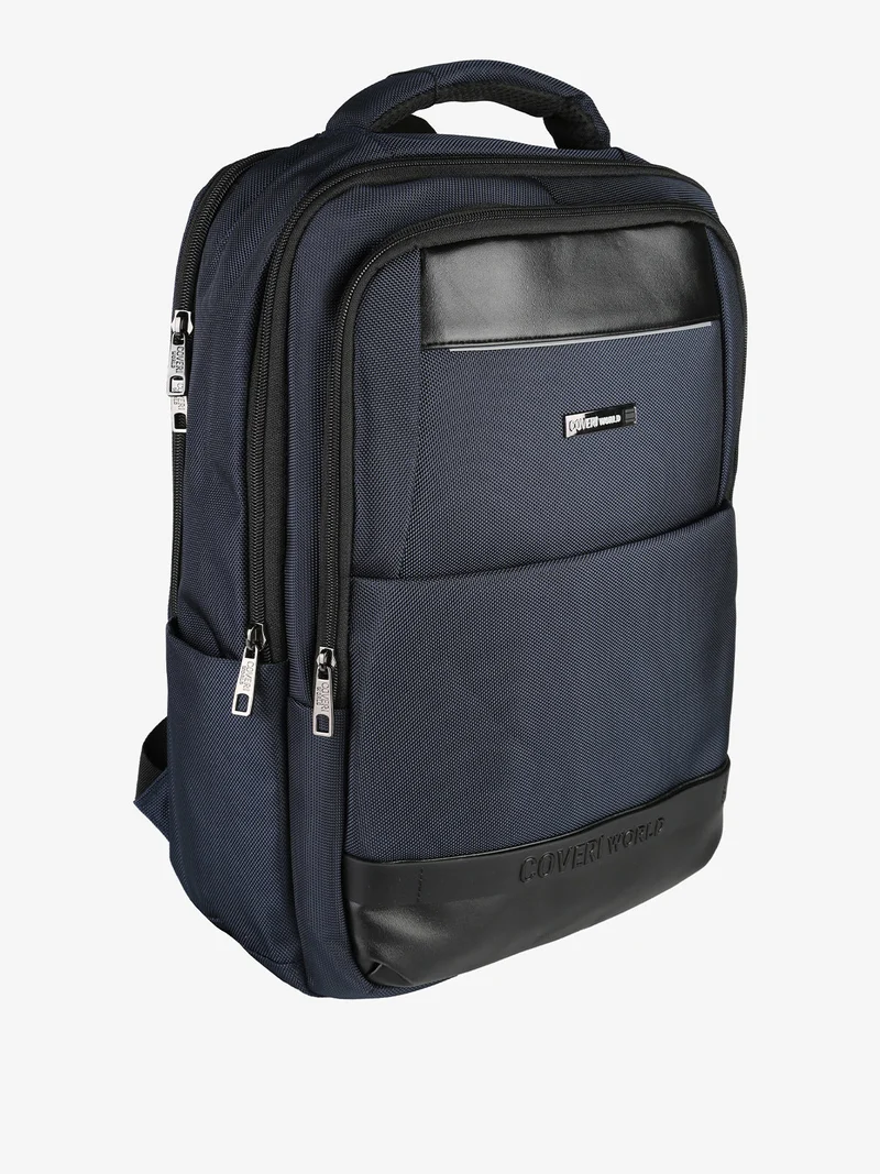 Zaino porta pc da uomo - blu scuro