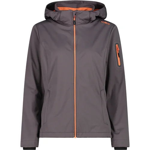 CMP WOMAN JACKET ZIP HOOD leichte Softshelljacke Damen