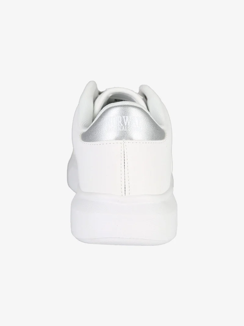 Sneakers stringate da donna - bianco