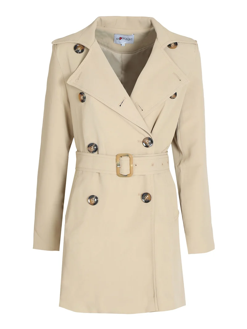 Trench doppiopetto donna - khaki