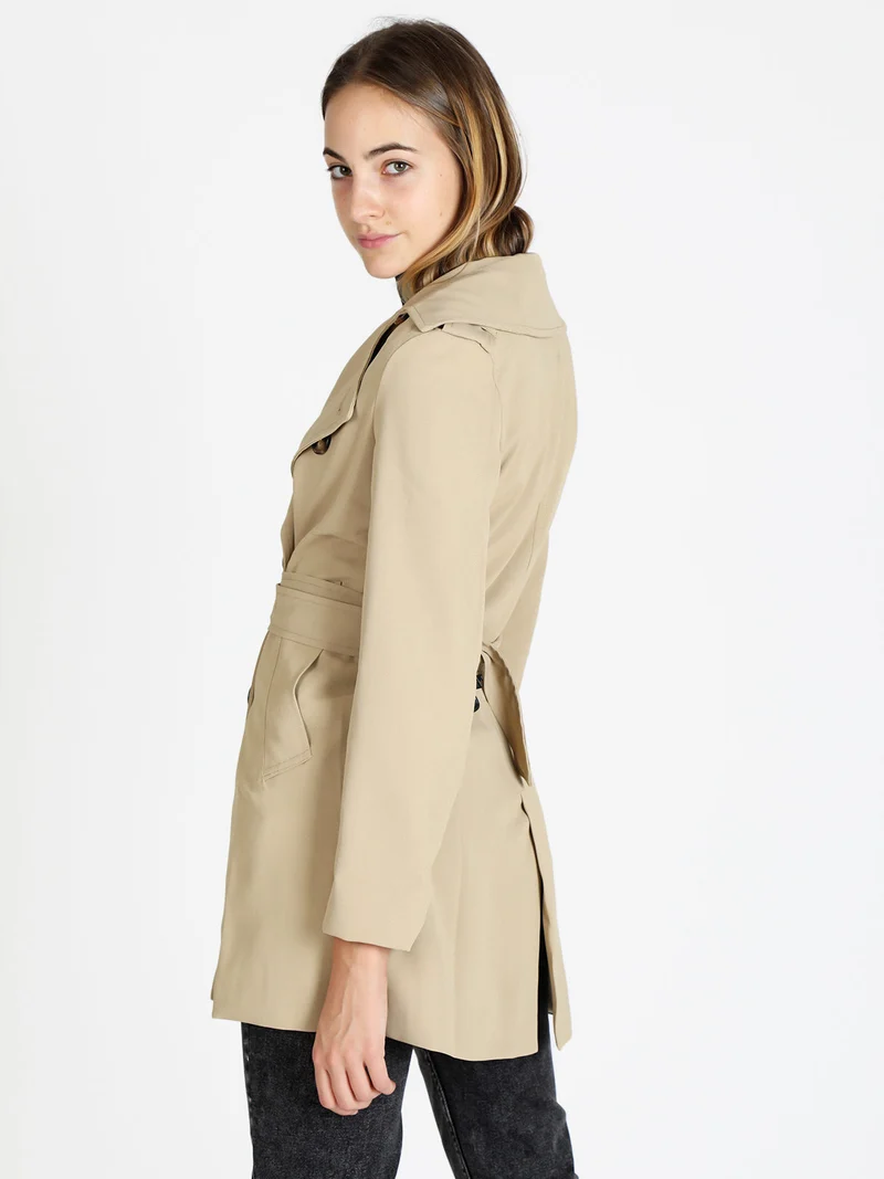 Trench doppiopetto donna - khaki