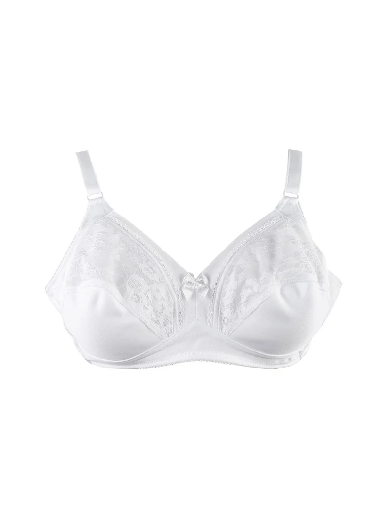 DELIA Reggiseno sfoderato con pizzo - bianco