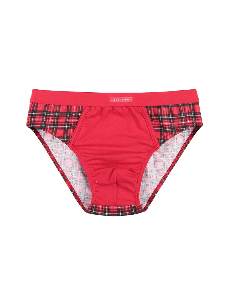 Slip natalizi da uomo - rosso
