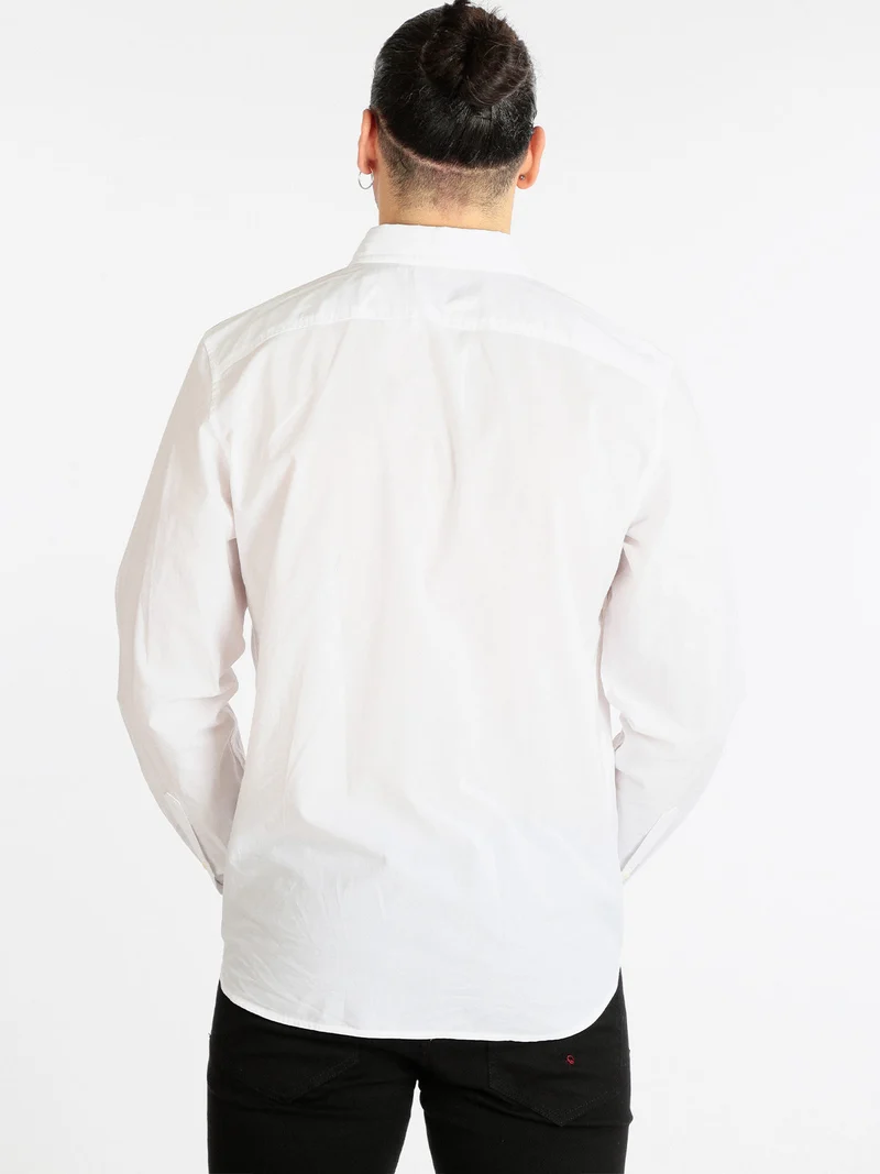 Camicia uomo slim fit - bianco
