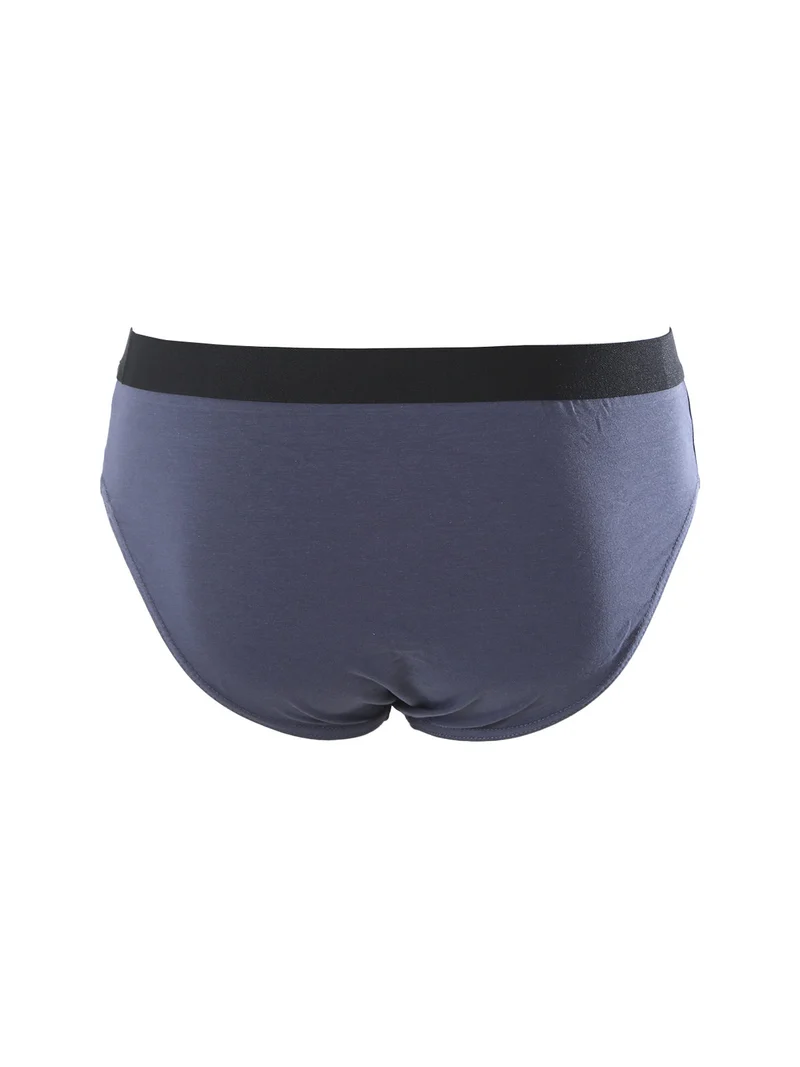Slip da uomo in cotone elasticizzato - antracite