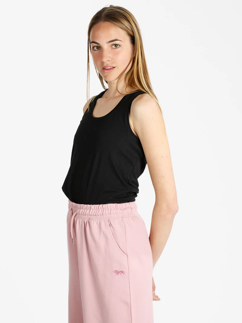 Canotta vogatore donna sportiva - nero