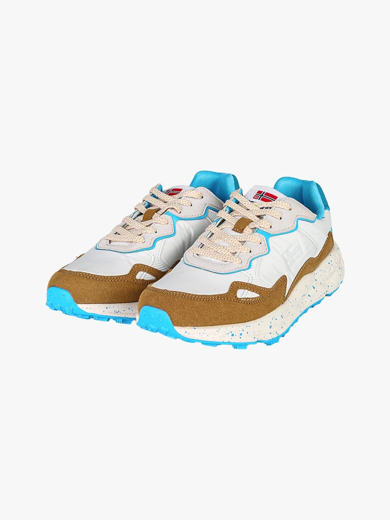 Sneakers stringate da donna - bianco
