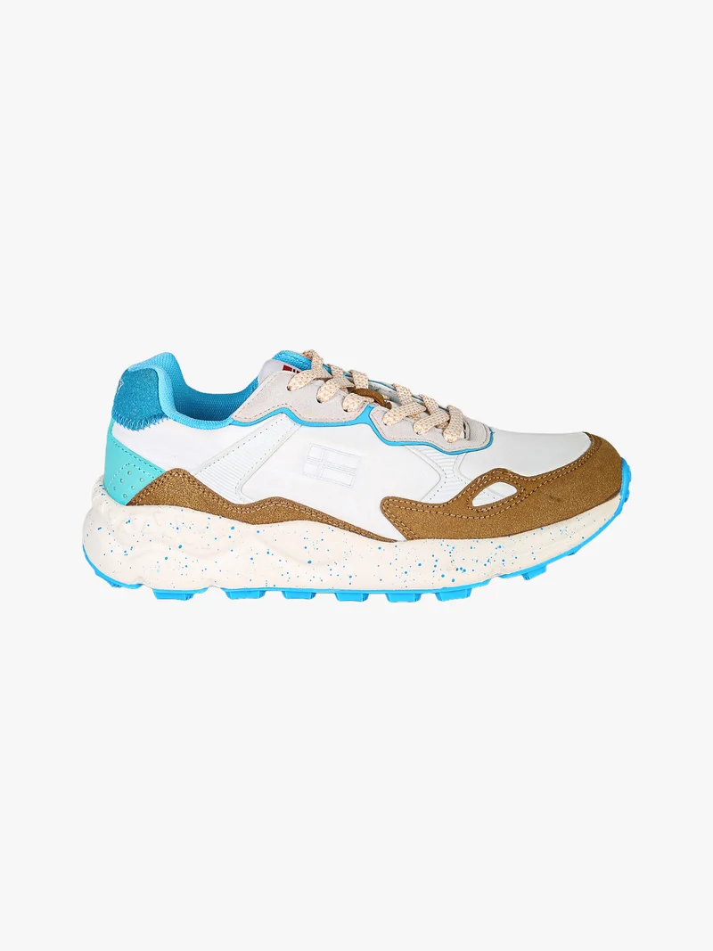 Sneakers stringate da donna - bianco