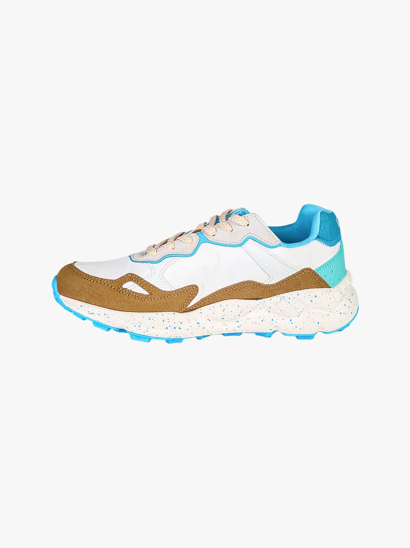 Sneakers stringate da donna - bianco