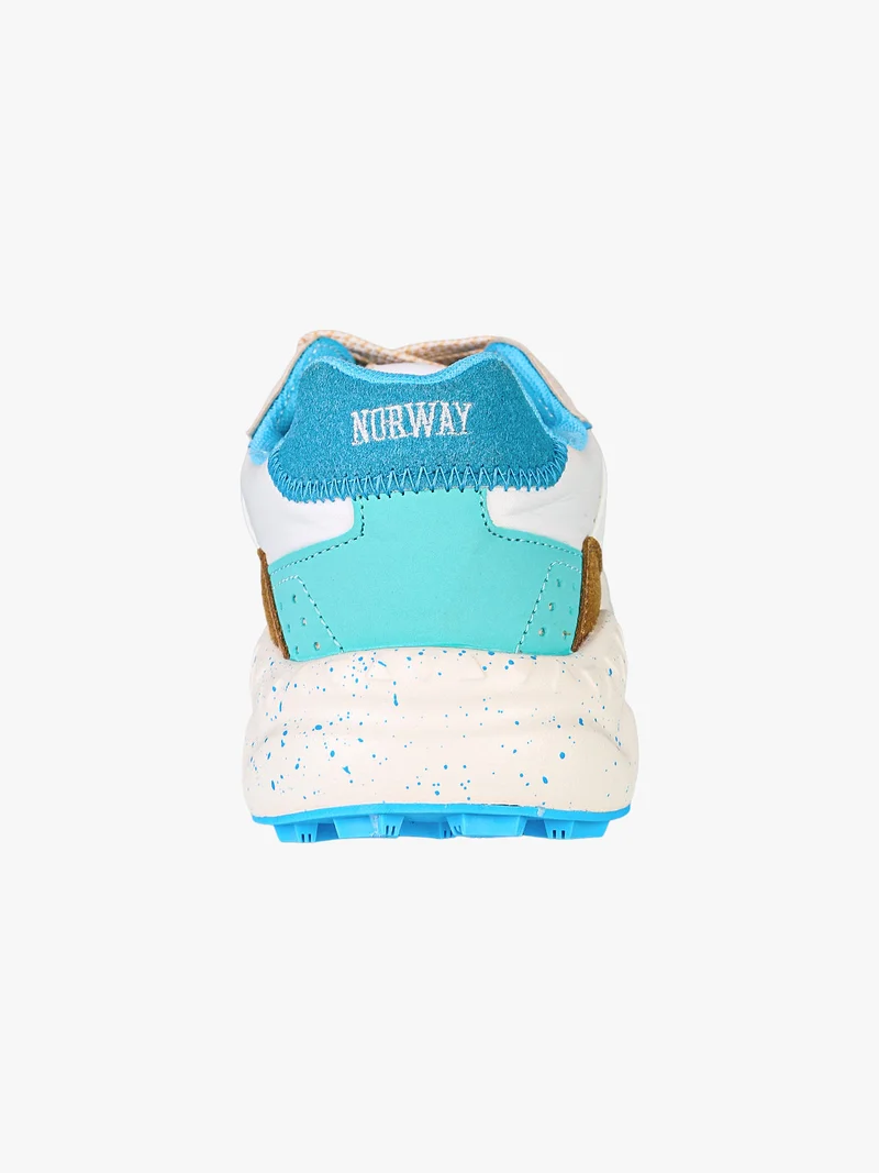 Sneakers stringate da donna - bianco