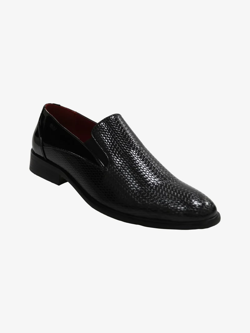 Mocassini uomo eleganti lucidi - nero