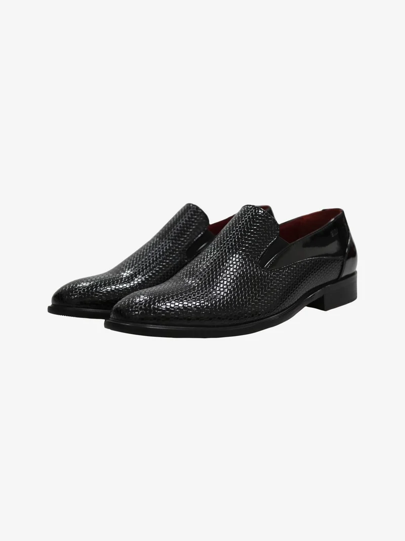 Mocassini uomo eleganti lucidi - nero