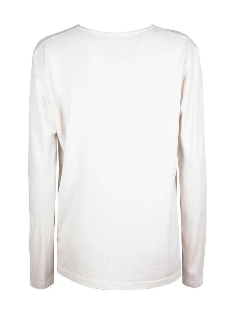 Cardigan in maglia da donna con bottoni - beige