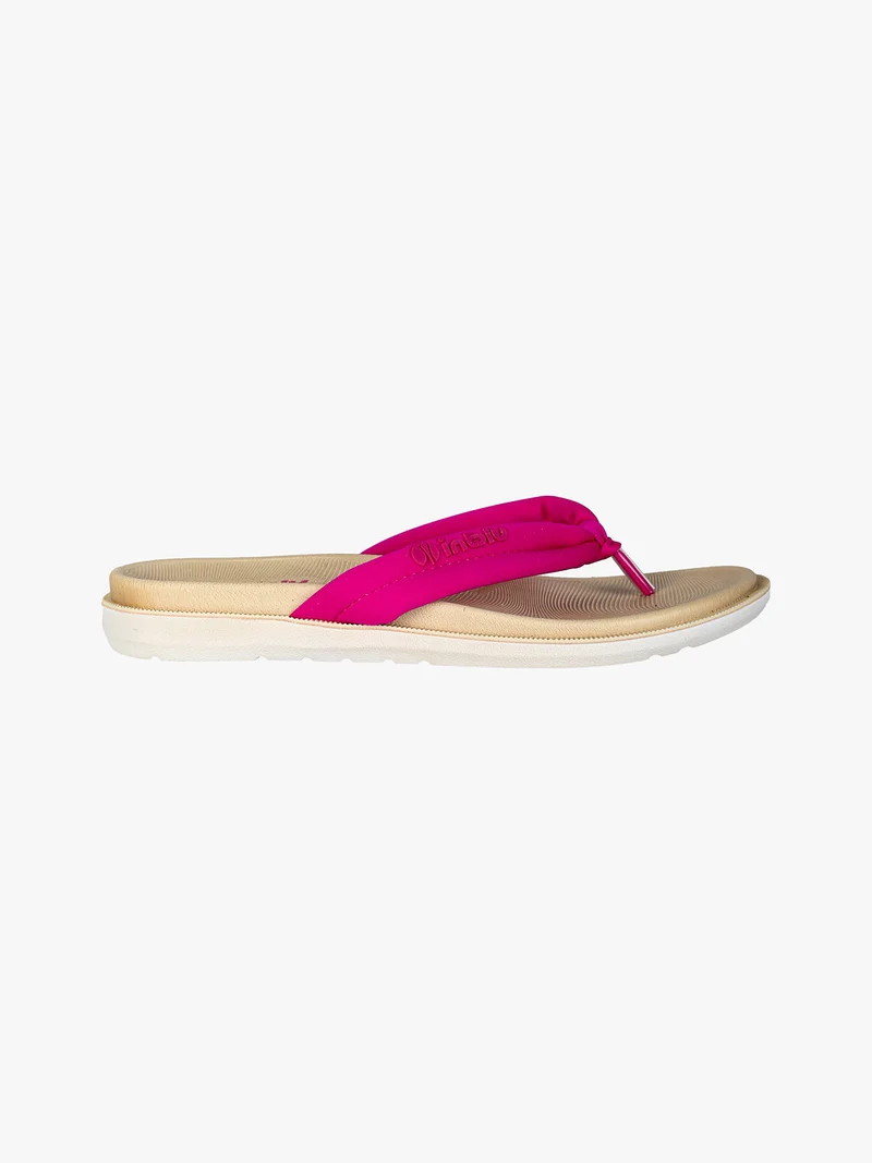 Infradito da donna in gomma - fucsia