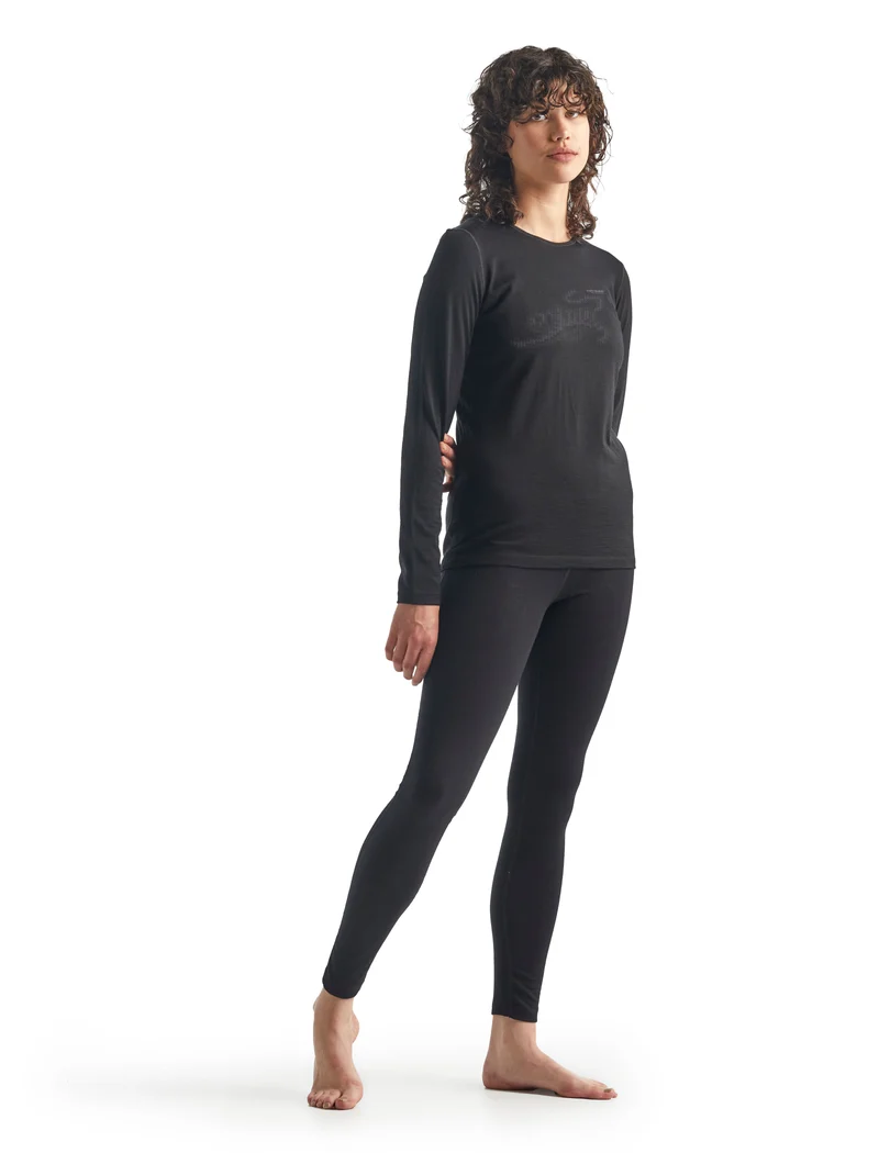 ICEBREAKER Damen Funktionsshirt Oasis Langarm Merino