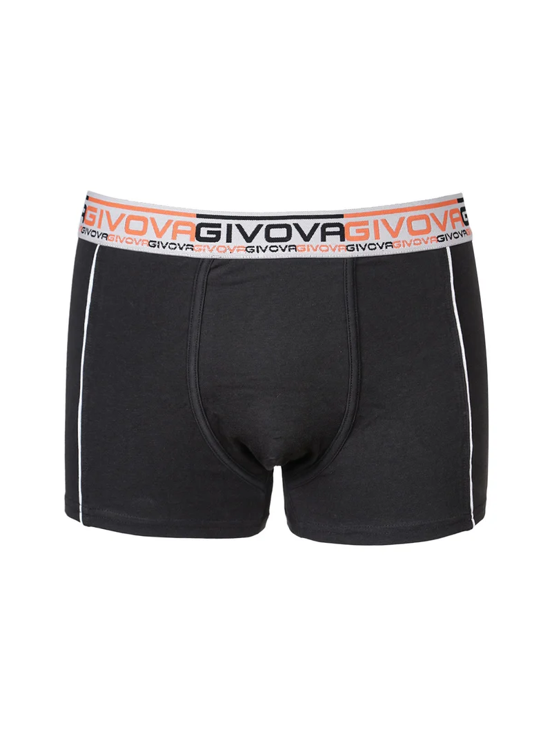Boxer uomo in cotone bielastico - nero