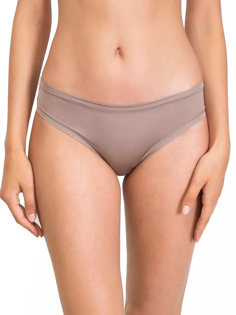 1555 slip donna in microfibra - nudo