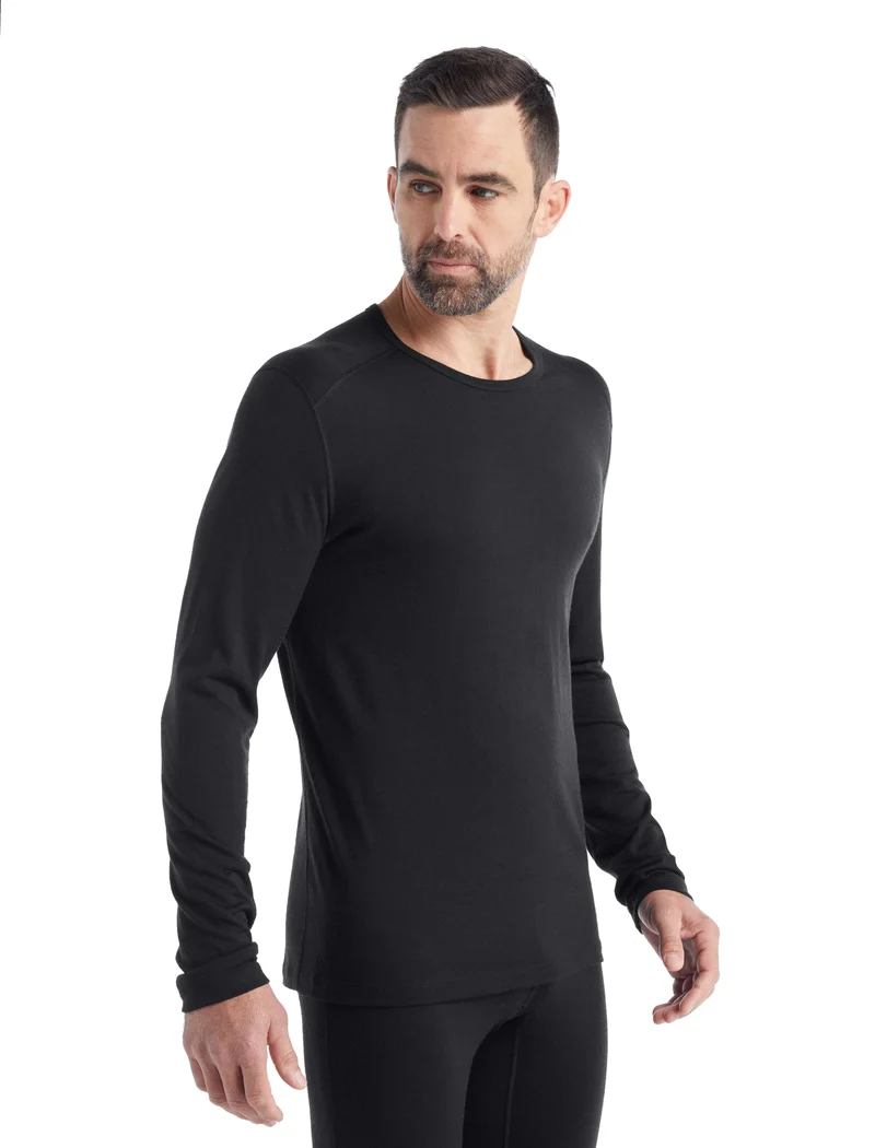 ICEBREAKER Herren Funktionsshirt 200 Oasis LS Crewe Merinowolle