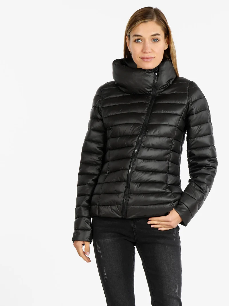 Giubbotto donna invernale corto - nero