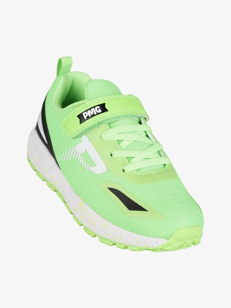 Sneakers sportive da bambino con strappi - verde