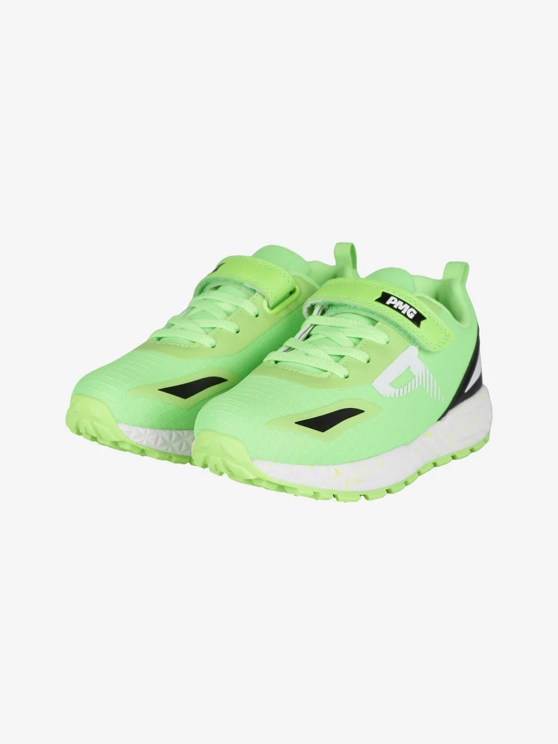 Sneakers sportive da bambino con strappi - verde