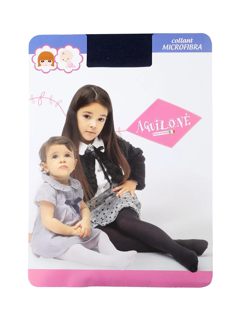 Collant da bambina 50 denari - blu scuro