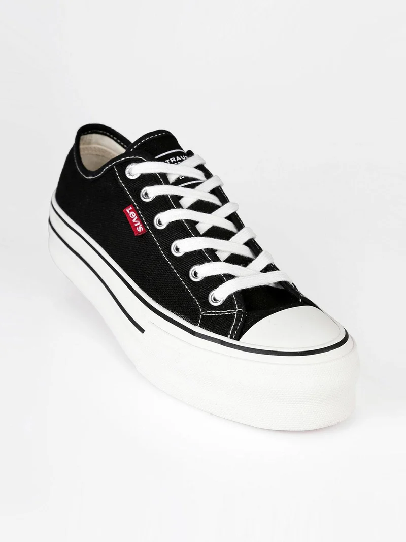 High Ball VBAL0005T Sneakers in tela con platform da ragazza - nero