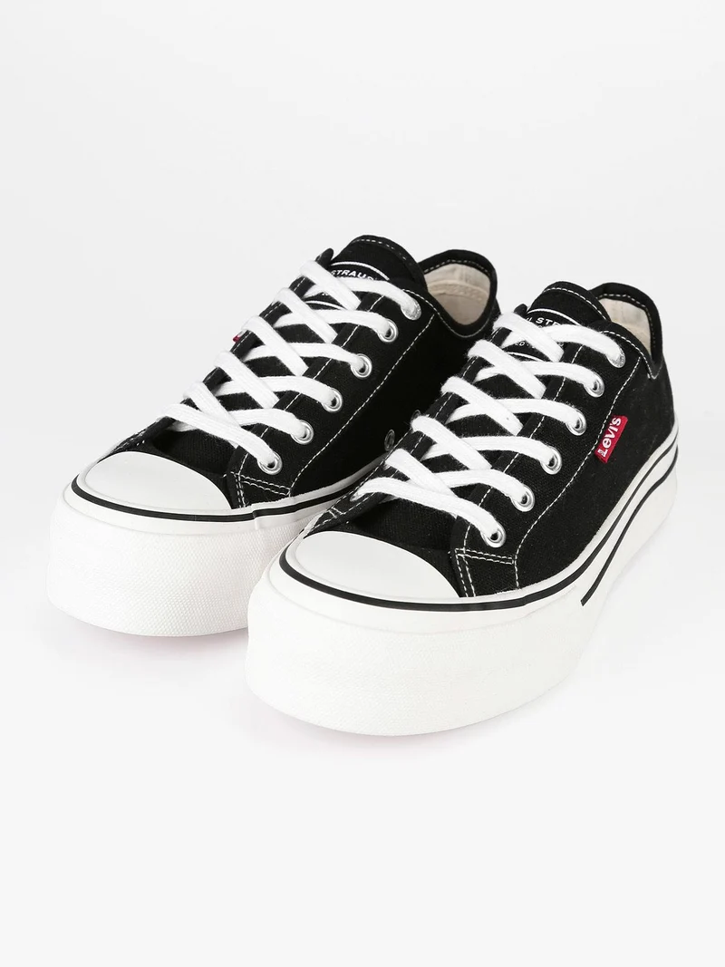 High Ball VBAL0005T Sneakers in tela con platform da ragazza - nero