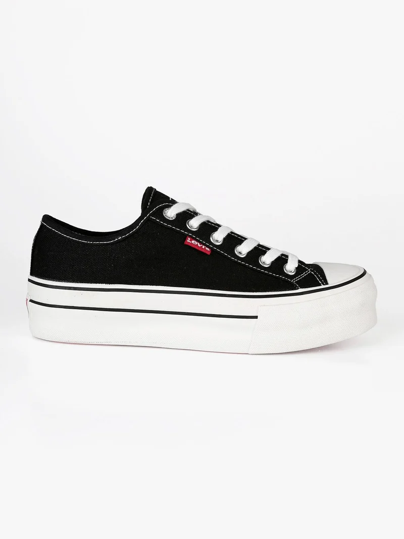 High Ball VBAL0005T Sneakers in tela con platform da ragazza - nero