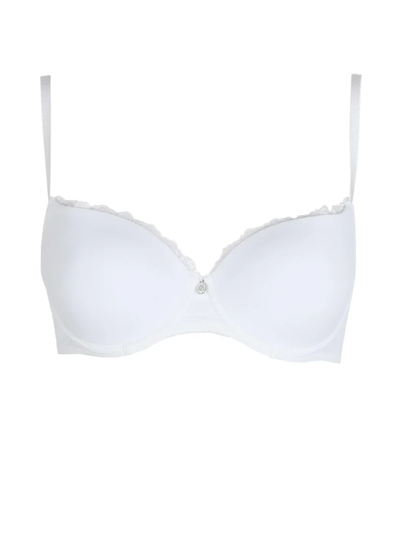 Reggiseno push up graduato con pizzo SOFIA - bianco