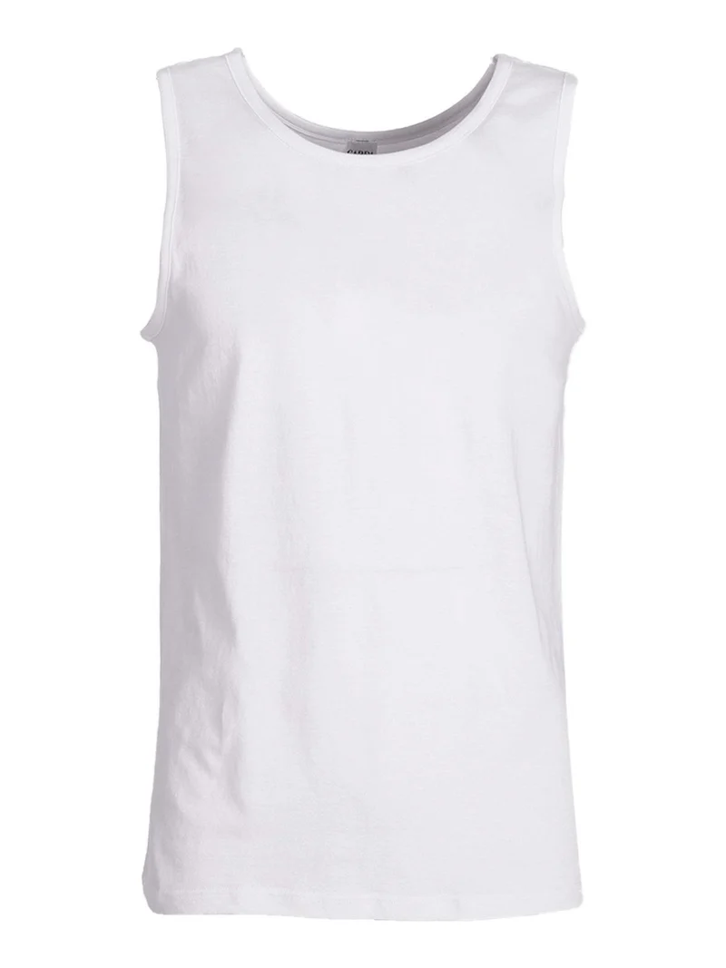 Canotta intima uomo girocollo in cotone - bianco