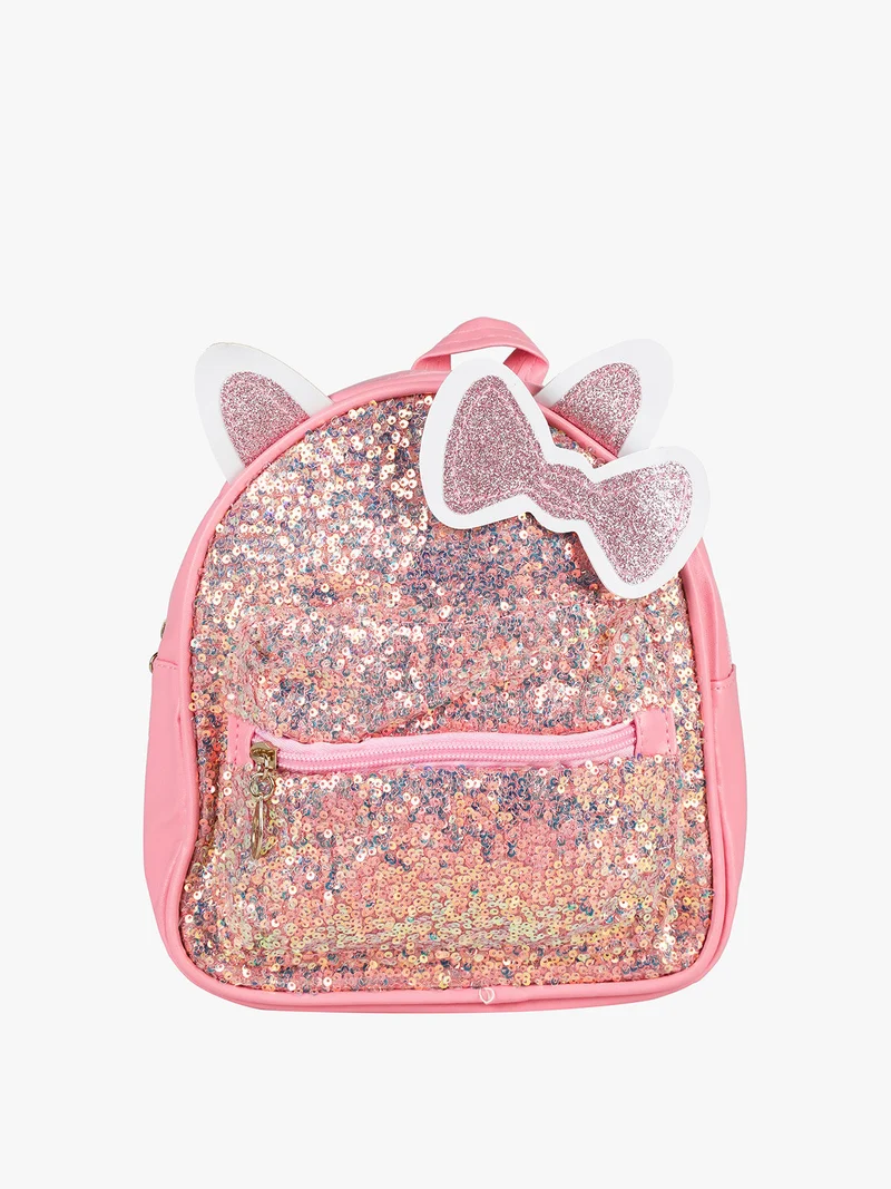 Zainetto da bambina con paillettes - rosa