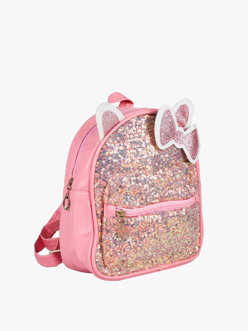 Zainetto da bambina con paillettes - rosa