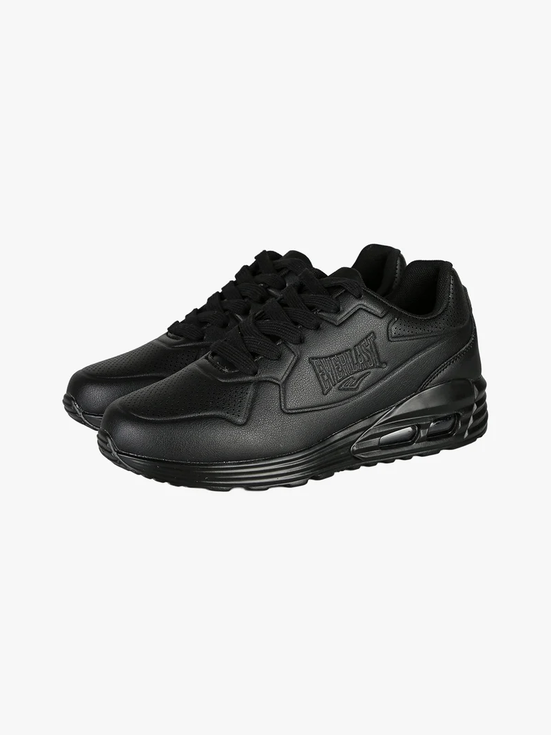 Sneakers donna stringate con air - nero