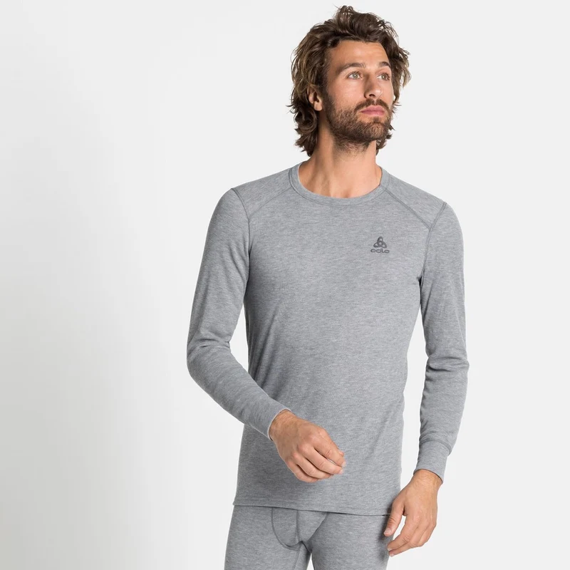 ODLO Herren Unterhemd BL TOP Langarm aus recyceltem Polyester